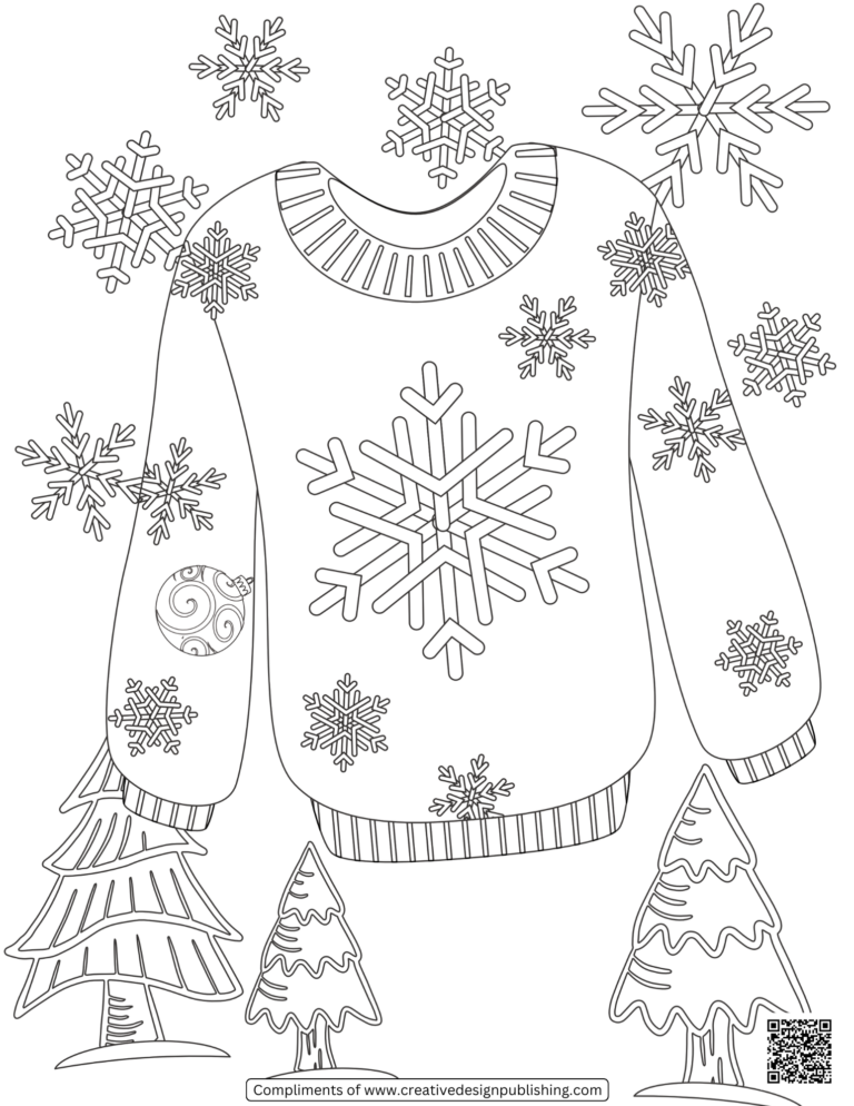 Ugly Christmas Sweater - Snowflake