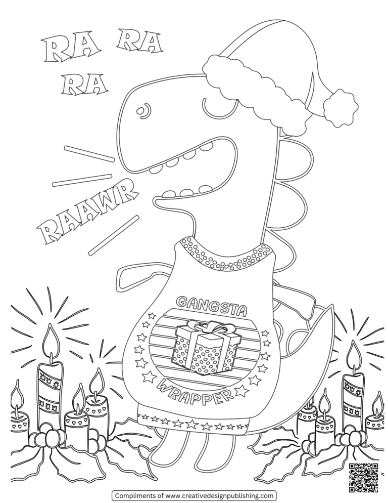Ugly Christmas Sweater - Dinosaur
